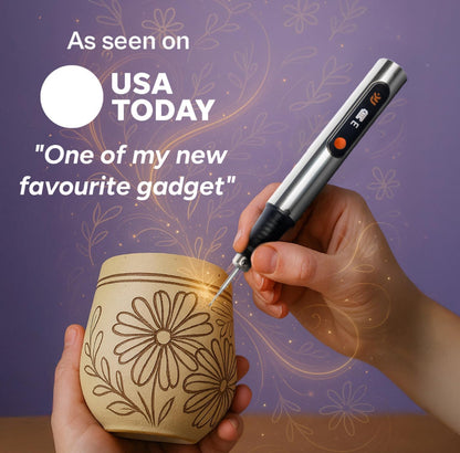Rechargeable Engraving Pen with 30 bits