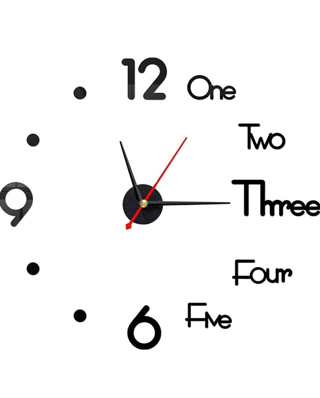 DIY Wall Clock 3D Wall Clock