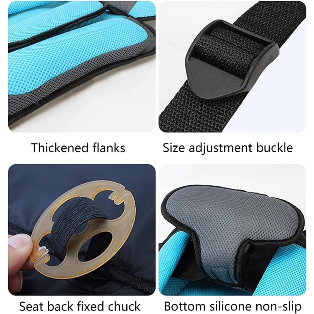 Portable Foldable Seat belt Adjustable Child Seat Safety Cushion