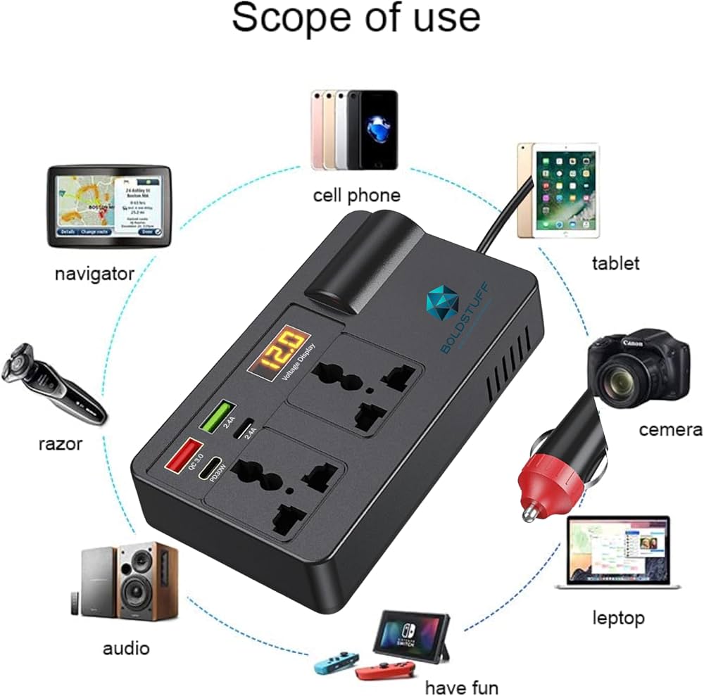 200W Car Power inverter DC to AC