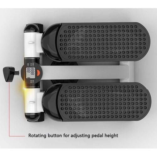 2In1 Stepper With Electric Ropes, Mini Exercise Bike Multifunction Pedal Indoor Fitness Machines Arm And Leg Trainer, Minibike, Indoor Exercise Bike