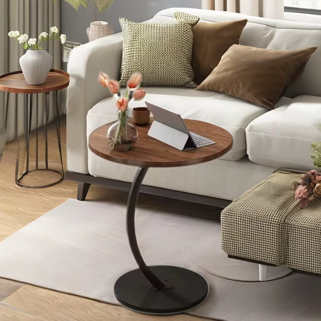C Shaped Side Table