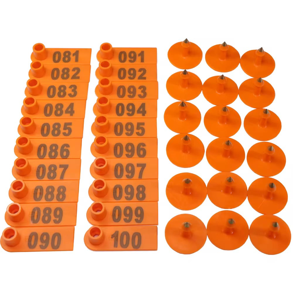 Goats Ear Tags (100pc) 001-100