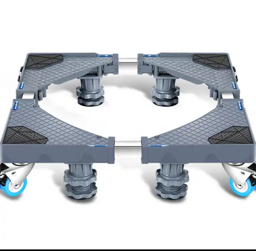 Adjustable Fridge/Washing Machine Stand + Free Fridge Door lock