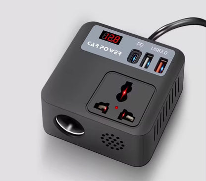 12V to 220V Car Power Inverter with Type C