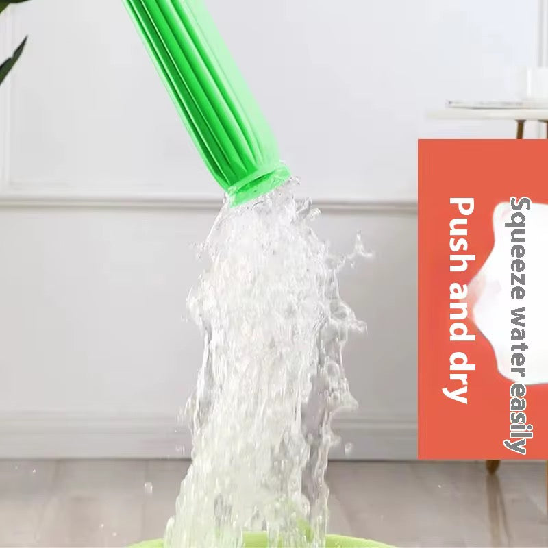 2 In 1 Dehydrated Mop,Dehydrated Mop,Self-Wringing Twist Mops,360 Degree Spin Round Wall Cleaning Mop,Quick-Drying Microfiber Floor Mop, Easy Wring Mop For Wet And Dry,For Floor Cleaning,Vinyl,Tile