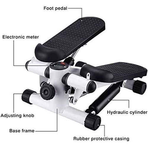 2In1 Stepper With Electric Ropes, Mini Exercise Bike Multifunction Pedal Indoor Fitness Machines Arm And Leg Trainer, Minibike, Indoor Exercise Bike