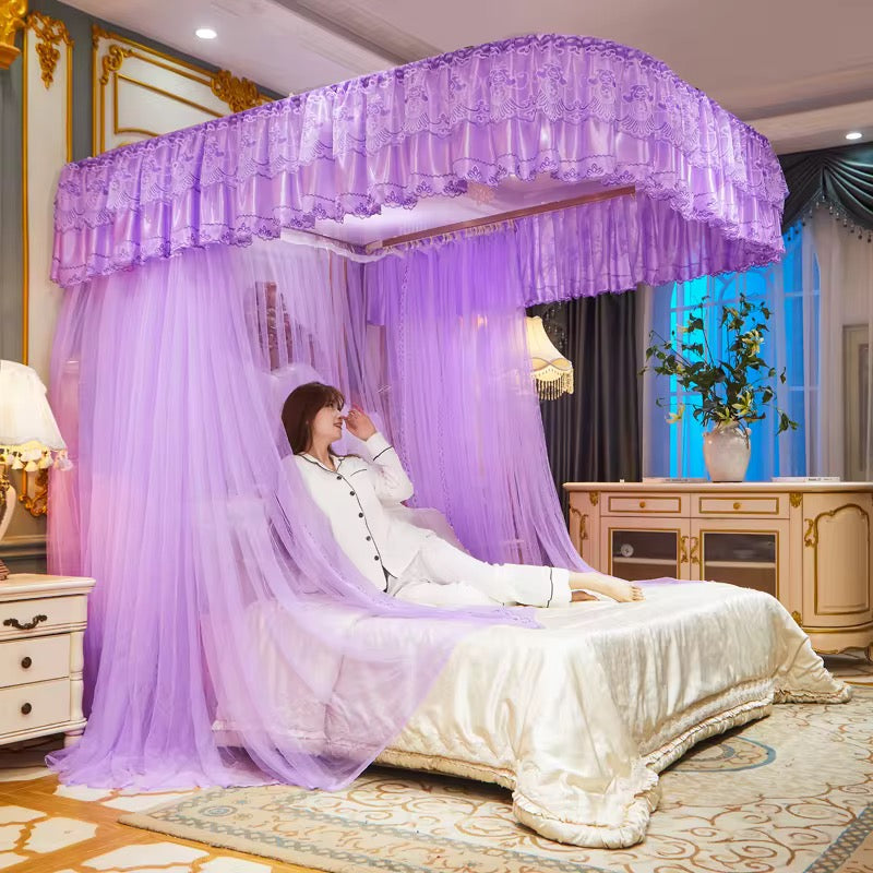 Luxury 2 stand rail Mosquito net