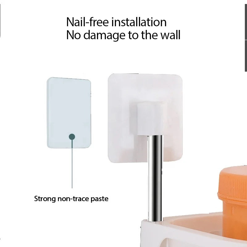 Multifunction Bathroom organizer rack