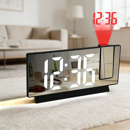 Projector digital clock