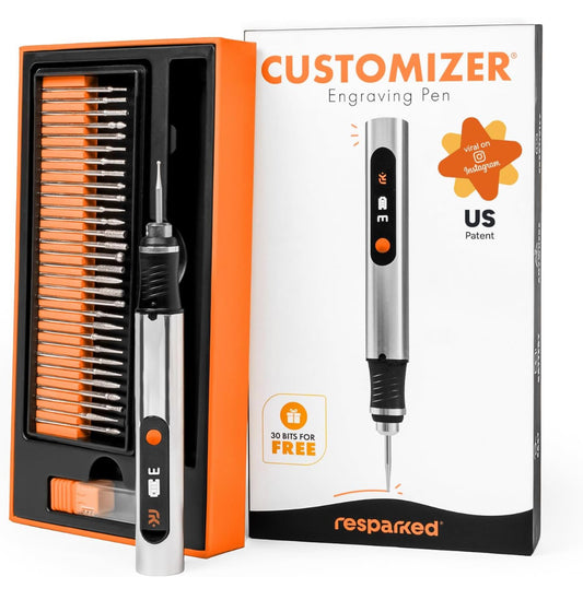 Rechargeable Engraving Pen with 30 bits