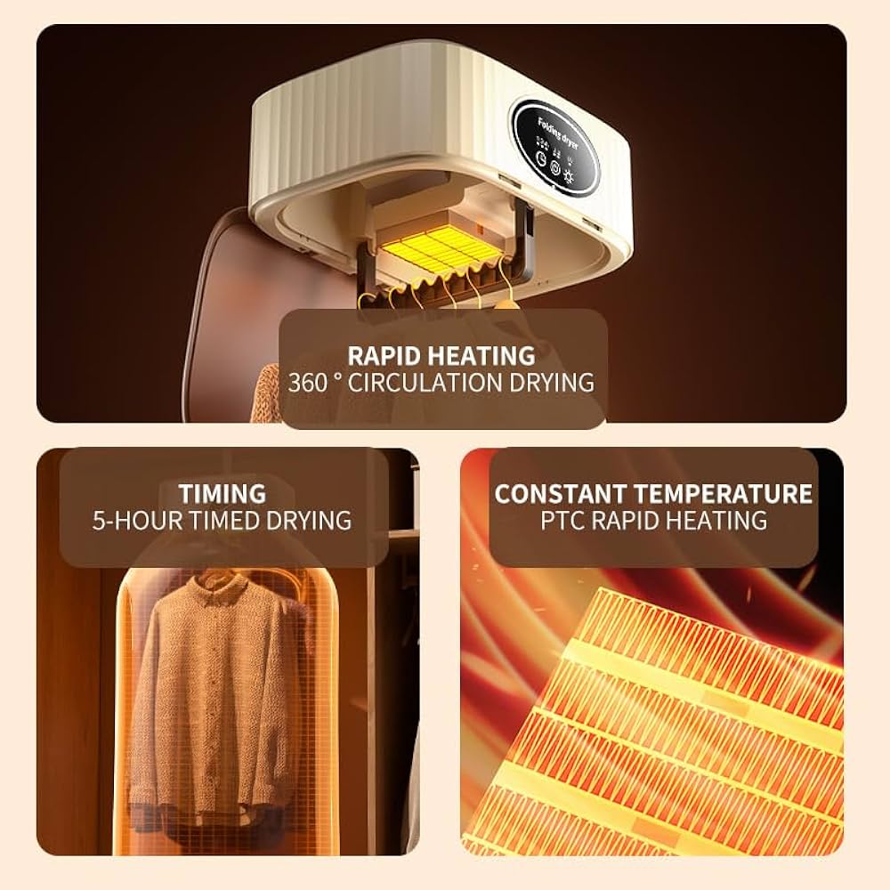 Portable Mini Folding Clothes Dryer