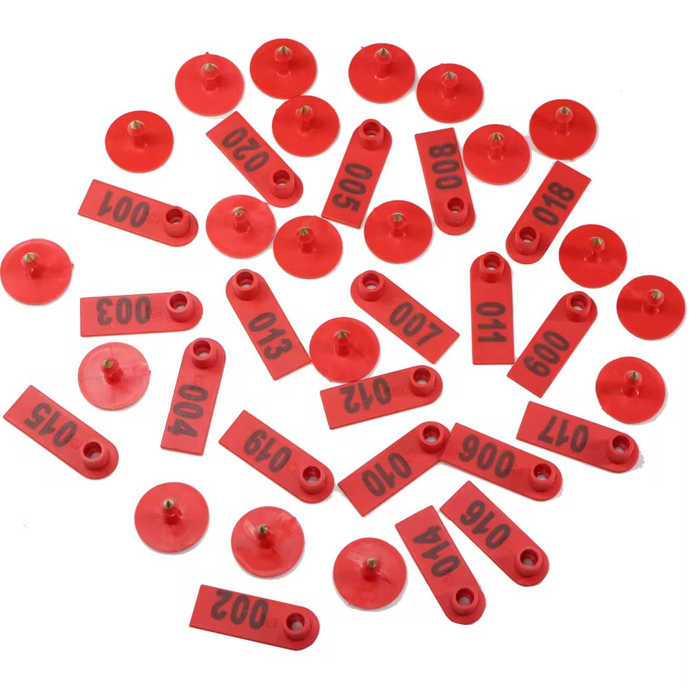 Goats Ear Tags (100pc) 001-100