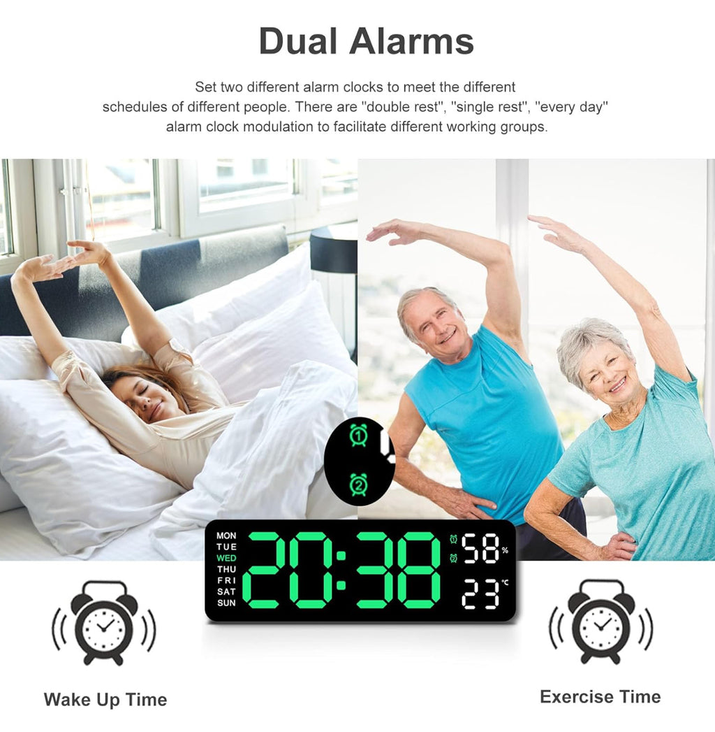 Digital Wall LED Clock