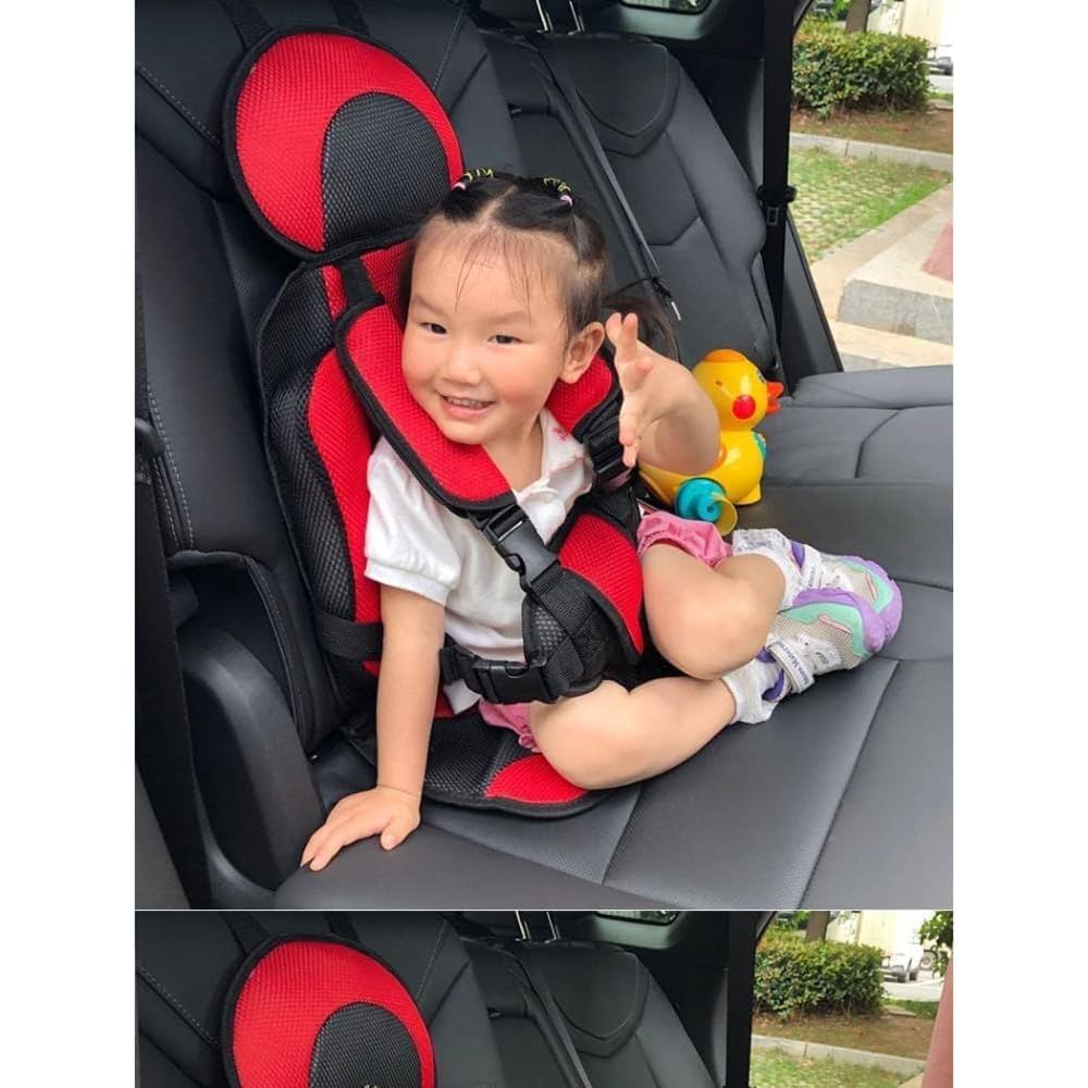 Portable Foldable Seat belt Adjustable Child Seat Safety Cushion