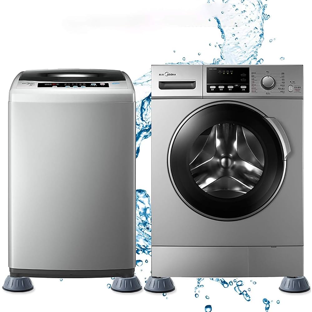 4Pcs Rubber anti vibrating pads for washing machines and dryer