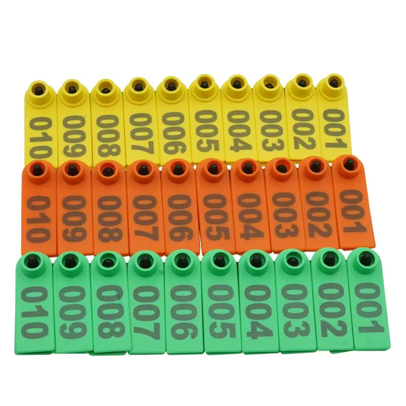 Goats Ear Tags (100pc) 001-100