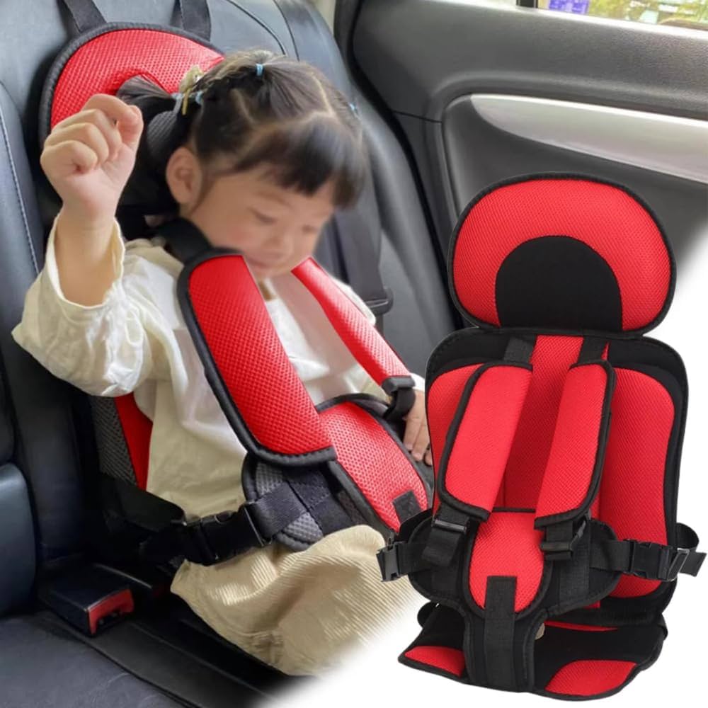 Portable Foldable Seat belt Adjustable Child Seat Safety Cushion