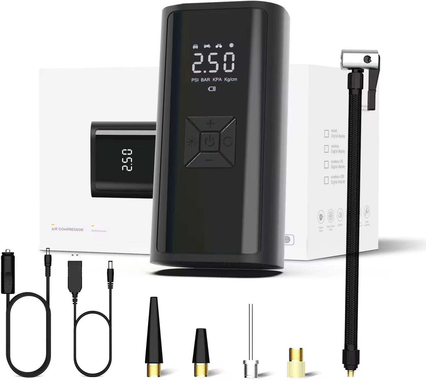 Portable Rechargeable tire inflator