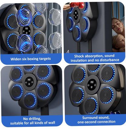 Music Boxing machine workout fitness trainer
