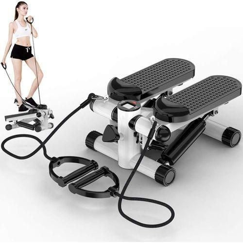 2In1 Stepper With Electric Ropes, Mini Exercise Bike Multifunction Pedal Indoor Fitness Machines Arm And Leg Trainer, Minibike, Indoor Exercise Bike