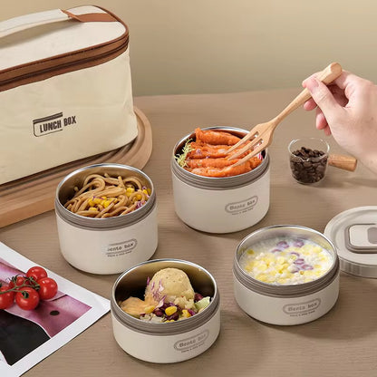 Portable Insulated 4 in 1 Food flask Lunch box