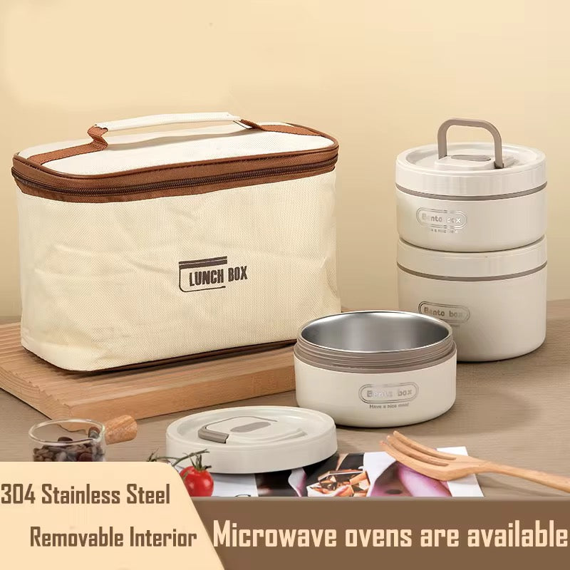 Portable Insulated 4 in 1 Food flask Lunch box